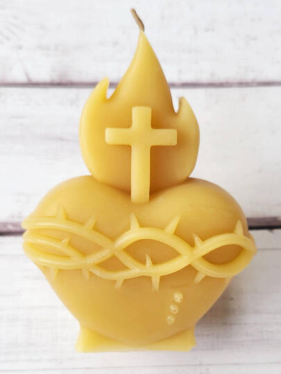Scared Heart of Jesus candle